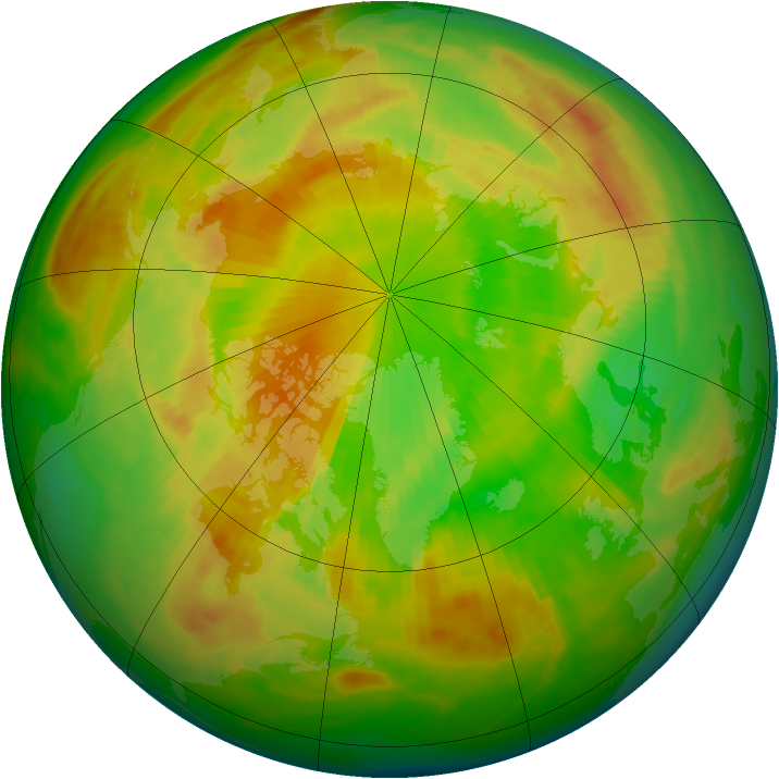 Arctic ozone map for 26 May 1983